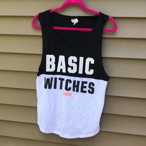 Victoria’s Secret pink Halloween tank top